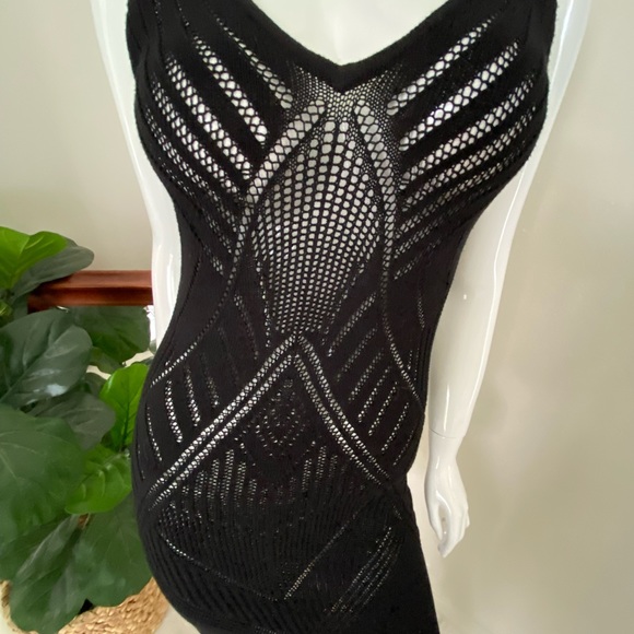 Guess? Black knit cutout dress - Picture 3 of 10